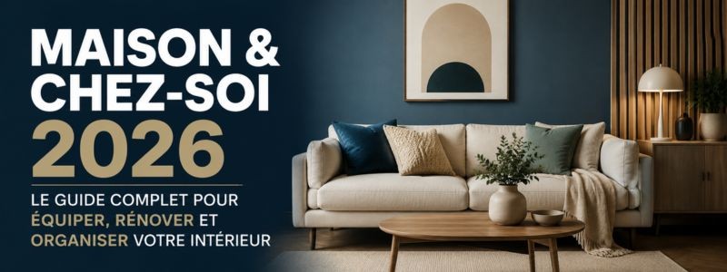MAISON & CHEZ-SOI  2026 Le Guide Complet pour Équiper, Rénover et Organiser votre Intérieur